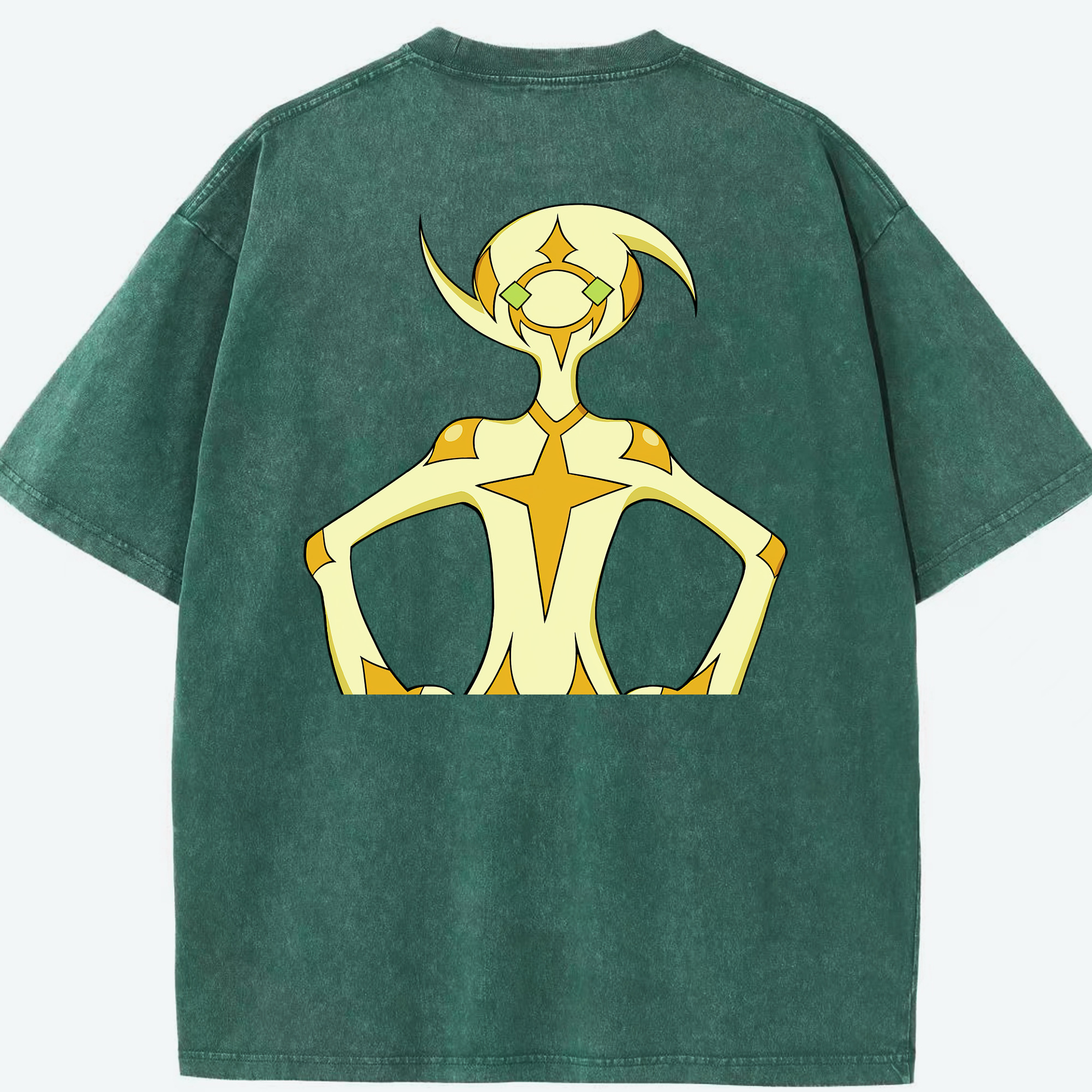 （画像用） 遊☆戯☆王 Yu-Gi-Oh! 綿100% ヴィンテージ風 半袖Tシャツ（背面プリント）